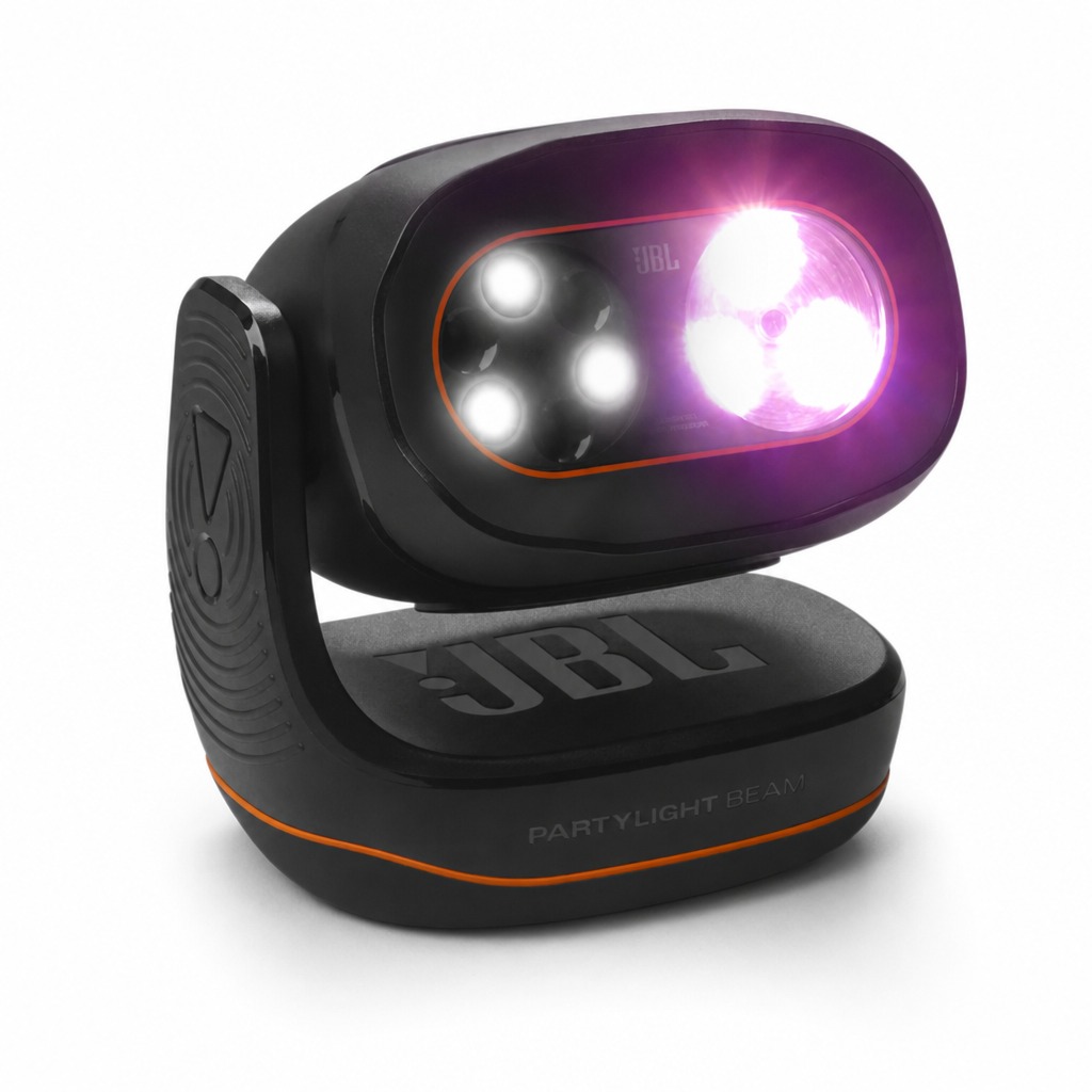 JBL Partylight Beam party light rental in Phuket standing on floor