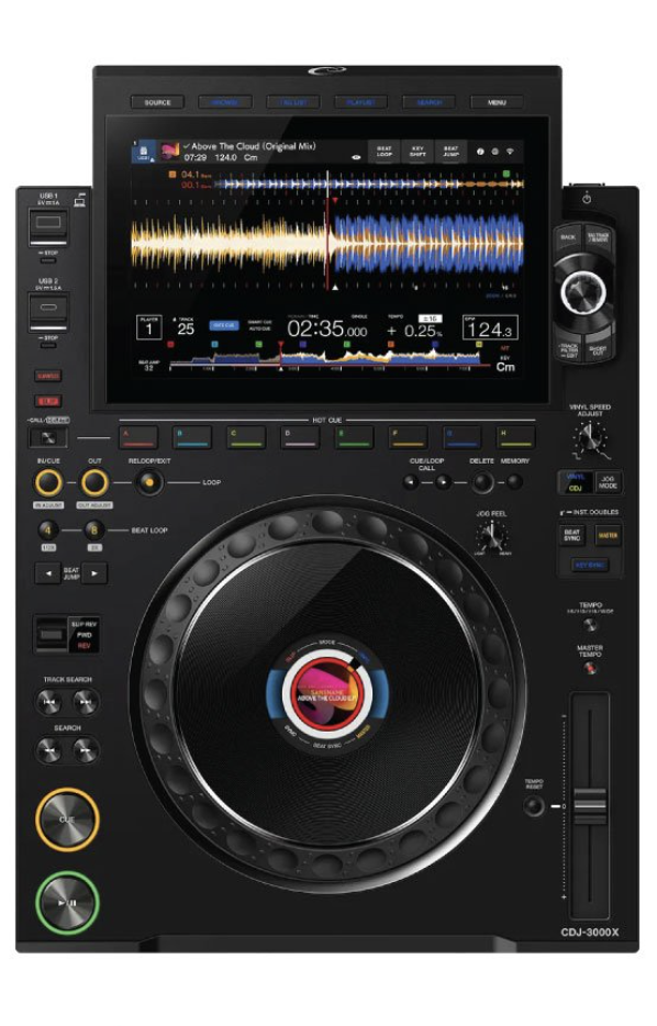Pioneer CDJ-3000X media player rental in Phuket