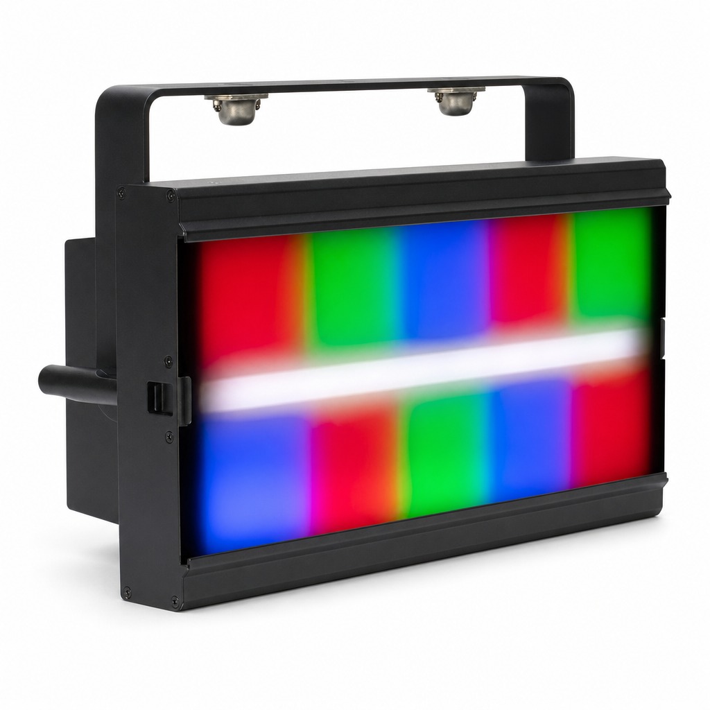 Strobe 400W waterproof LED strobe rental in Phuket standing on floor