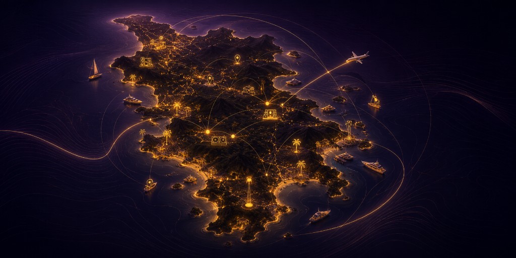 Phuket Sounds event production map of Phuket — DJ equipment rental, sound and lighting services