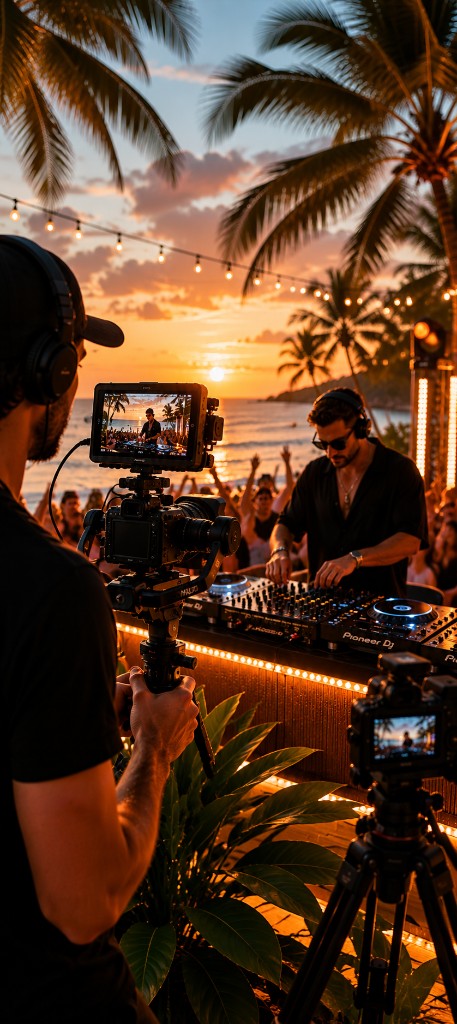 Music video production in Phuket for DJ sets, events and venue marketing